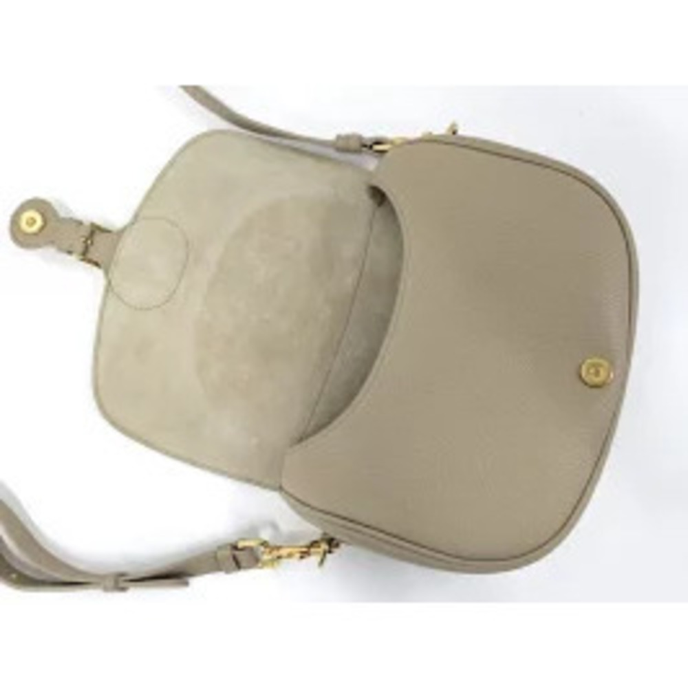 Christian Dior Boy Shoulder Bag Leather Beige - Picture 8 of 9